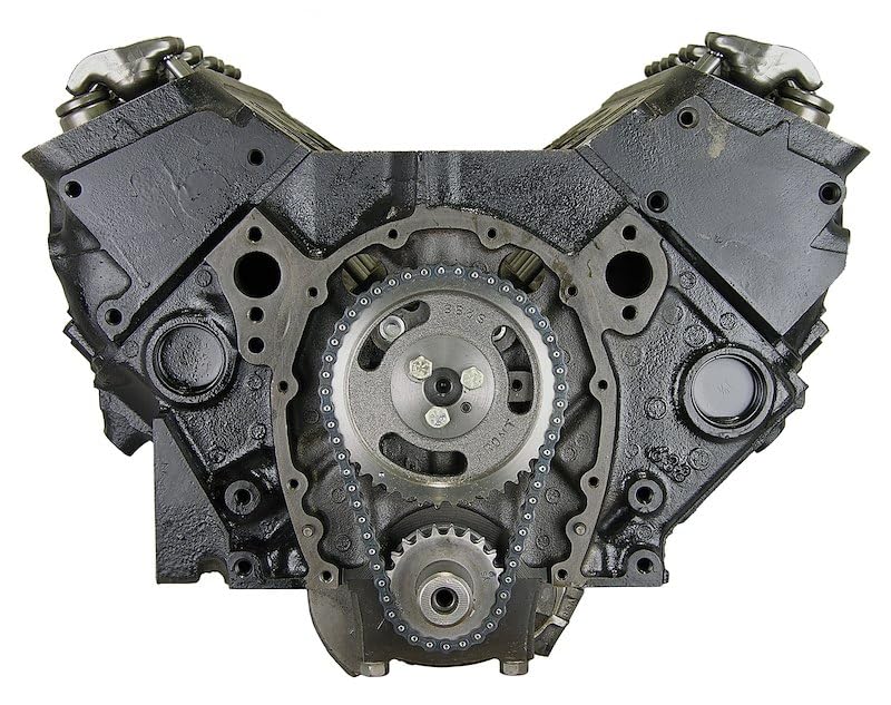 Marine Engine Block - Long Marine 230 Horsepower Cast Block and Cylinder Heads Standard Rotation Flat Tappet Cam With 1 Piece Rear Seal