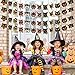 GUjianzhi Vintage Cat Hanging Banner - 4Pcs Retro Black Cat Pre-string Hanging Banner for Party Supplies, Halloween Christmas Decoration for Fireplace Wall Window Home Outdoor Photo Booth Game Toy