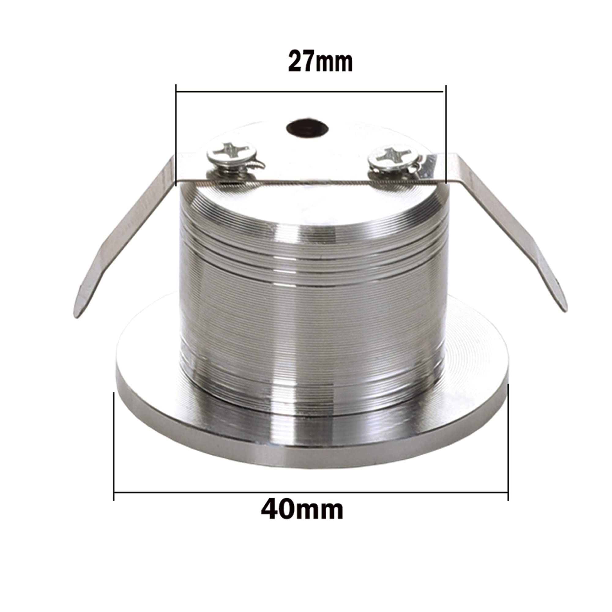 YODAVE 6 Reflektory 1W Wbudowane Mini Downlights Sufit do samodzielnego montażu okna z oświetleniem