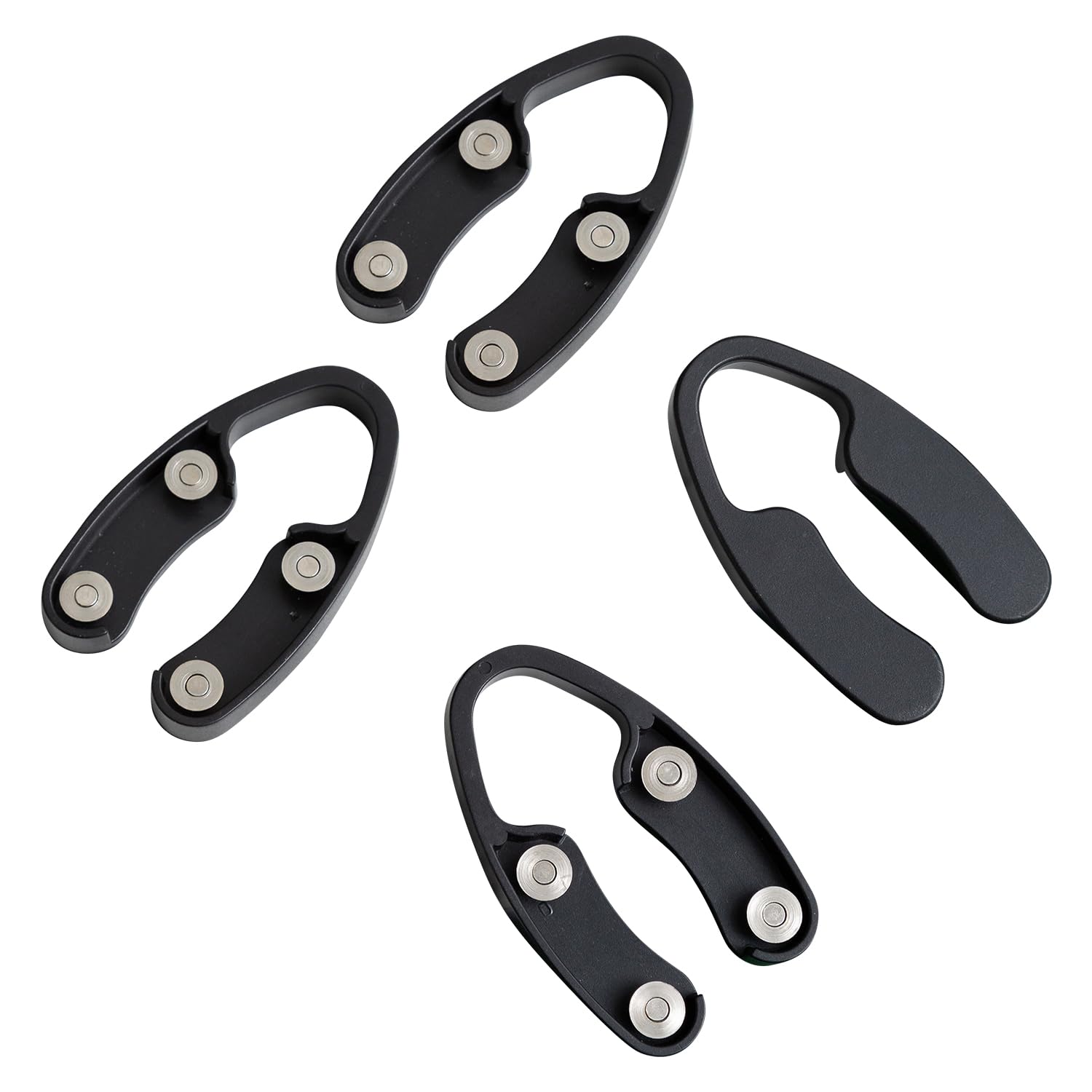 OHMAXHO 4 Pack Wine Foil Cutter for Wine Bottles, 4 Stainless Blades Wine Bottle Foil Cutter Tool, Effortless Wine Seal Cutter Foil Remover, Black Wine Opener Accessory Gift for Wine Lovers