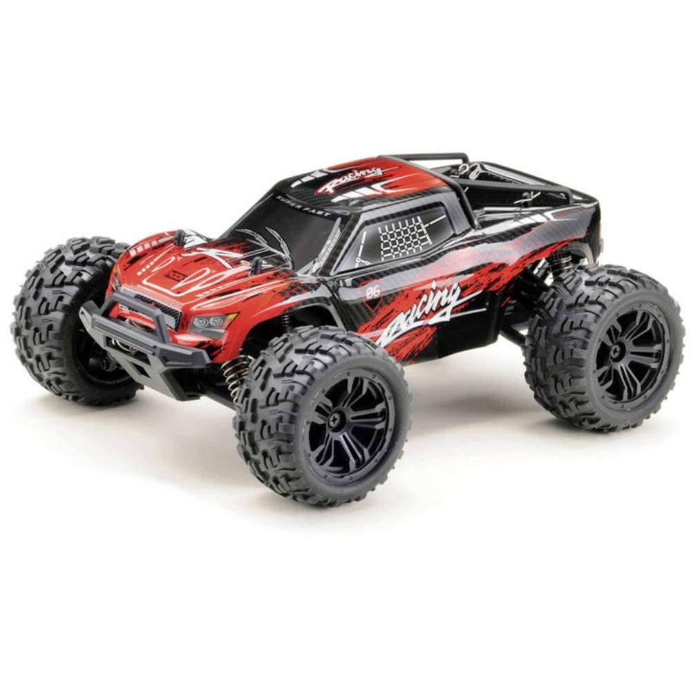 Absima Truck Racing Schwarz/Rot 1:14 RC Modellauto Elektro Monstertruck Allradantrieb (4WD) RTR 2,4 GHz