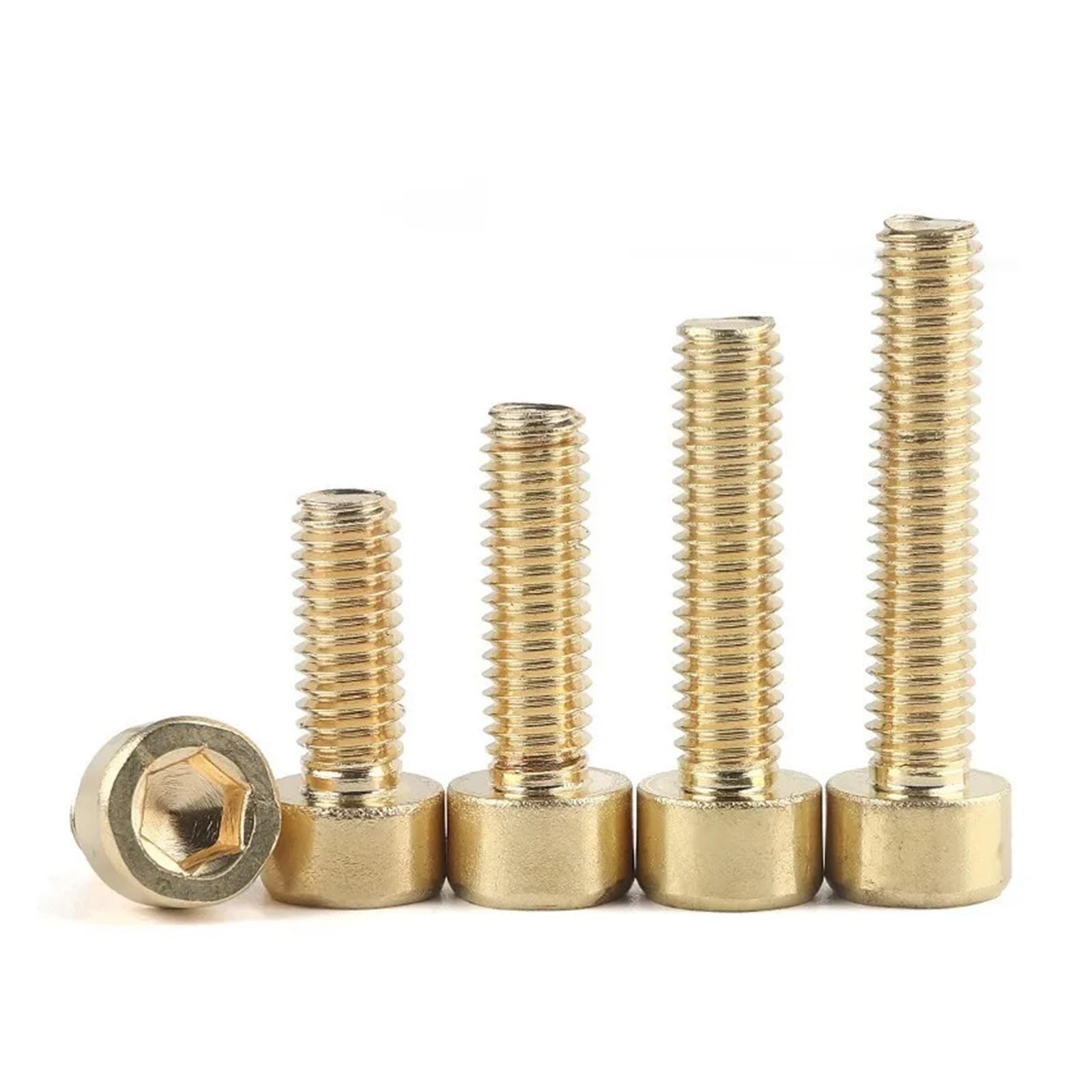 Sechskantschraube aus reinem Kupfer, M3 M4 M5 M6 M8 M10 M12(M12x30mm 2pcs)