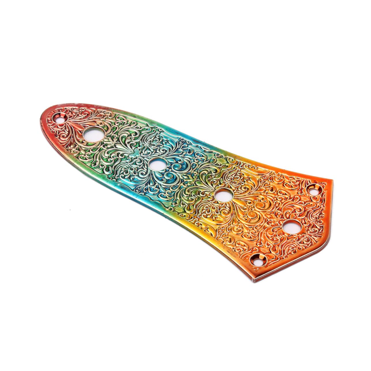 Toyvian 3pezzi Piastra Di Controllo Vintage Lega Di Zinco Per Chitarra Elettrica Con Design Arcobaleno Per Strumenti Musicali