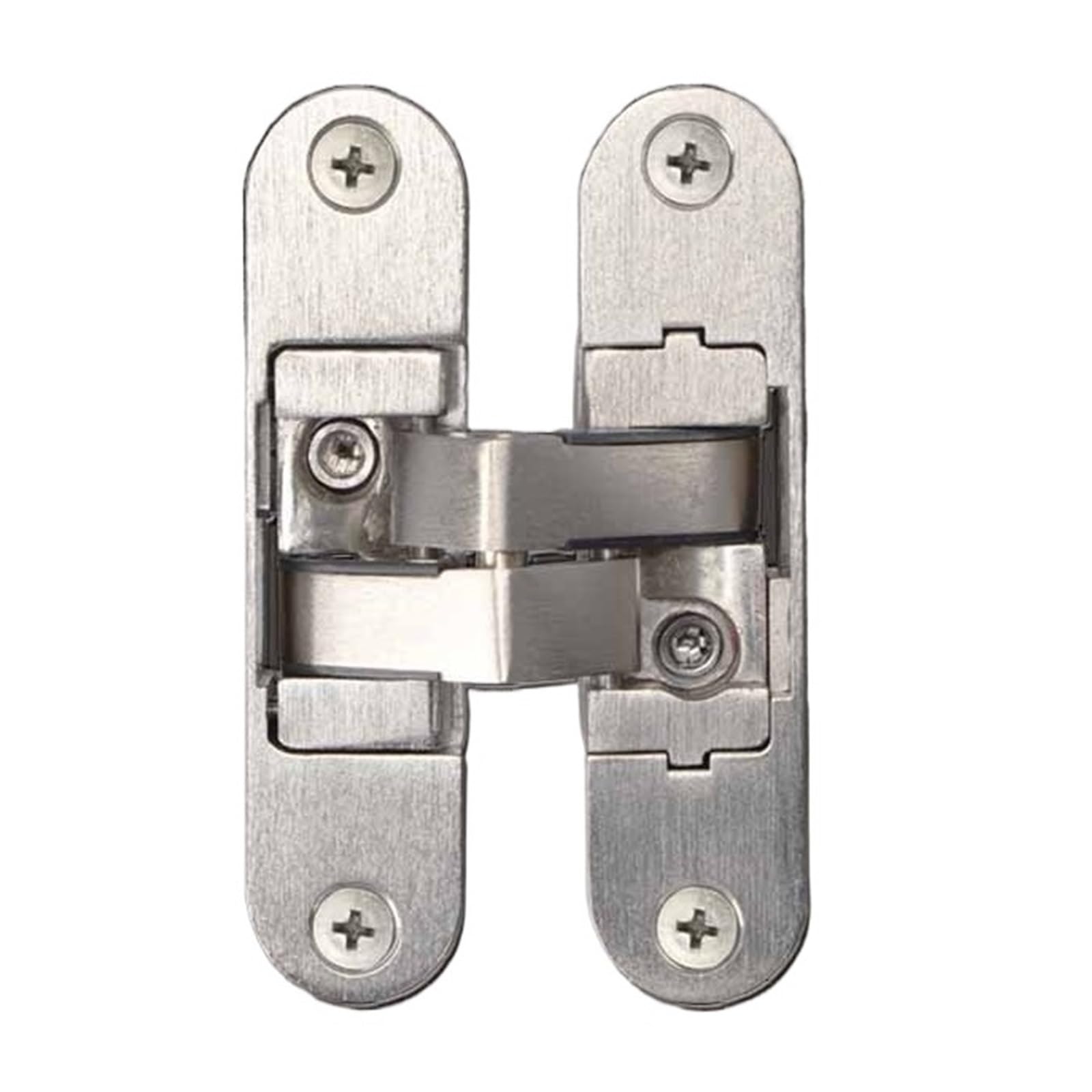 Chtkagv Drawing Right 3D Adjustable Invisible Door Hinge Solid Wood Folding Zinc