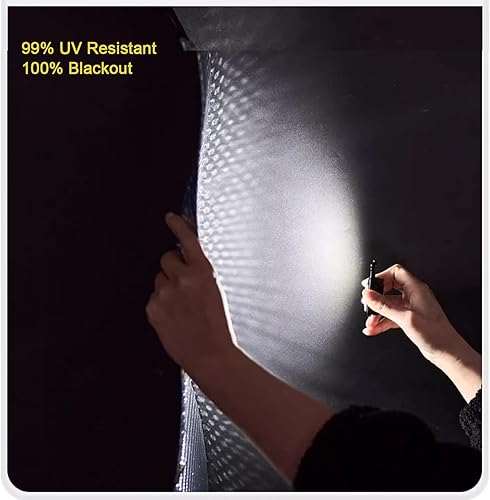 Miniatura 3 de Reflective Aluminum Foil Thermal Insulation Shield,Two-Way Privacy Window Film,Sun Protection Blackout Window Tint Kit,Heat Control Window Tinting