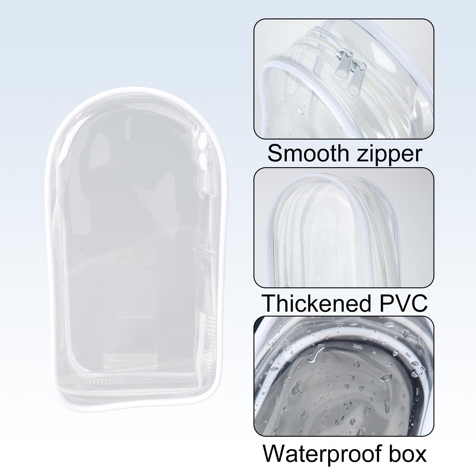 BOXOB Clear Doll Display Case Bag with Keychain - Image 3