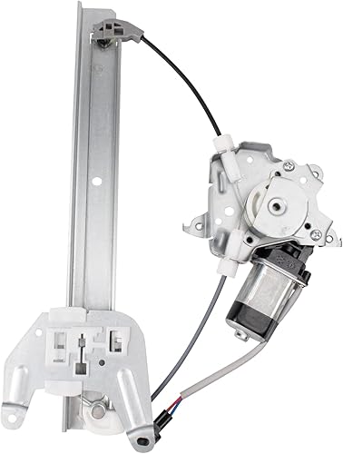 Vista 238 de TRQ Regulador de Elevalunas Eléctrico Trasero Izquierdo y Conjunto del Motor del Lado del Conductor Compatible con Chevrolet Cruze 2012-2015 2016