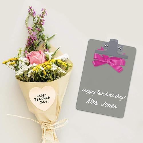 Miniatura 7 de Acrimet Portapapeles Memo tamaño A5 (9 1/4 "x 6 1/3") Clip de metal premium (plástico) (color humo) (paquete de 6)