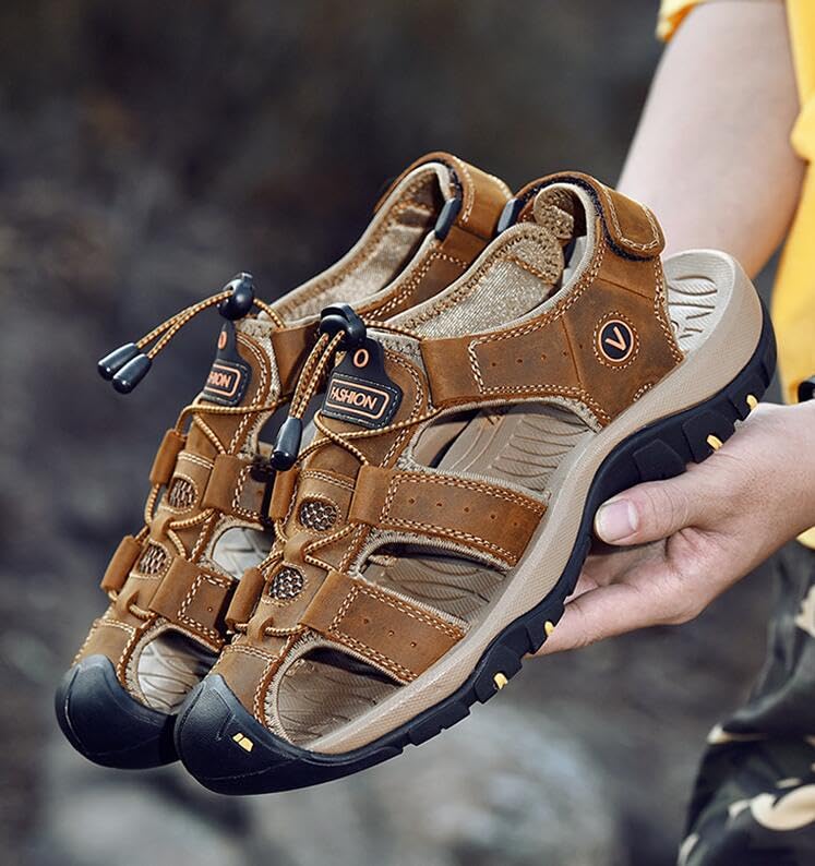 Women's Men Closed Toe Hiking Sandals Barefoot Walking Water Wading Shoes Comfort Non-slip Abrasion-Resistant Athletic Sport Outdoor Adventure Sandals Casual Beach Peep Toe Sandals3