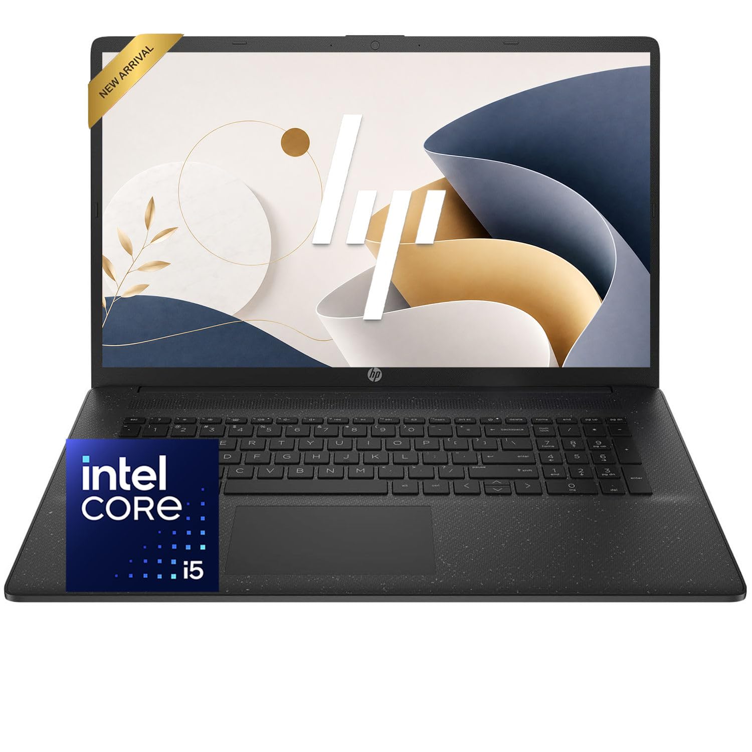 HP 17.3 Inch Business Laptop, Intel Core 5 120U, 16GB RAM, 512GB SSD, WI-FI 6, Anti-Glare Display, 2026 Edition, Windows 11 with Office 365 for The Web
