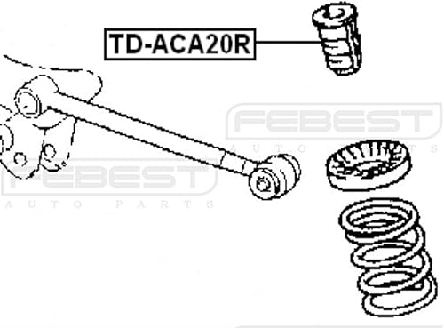 Miniatura 2 de 48306-420504830642050 - muelle de parachoques trasero para Toyota