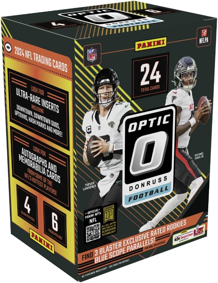 2024 Donruss Optic Football Blaster - 24 Football Cards per Box