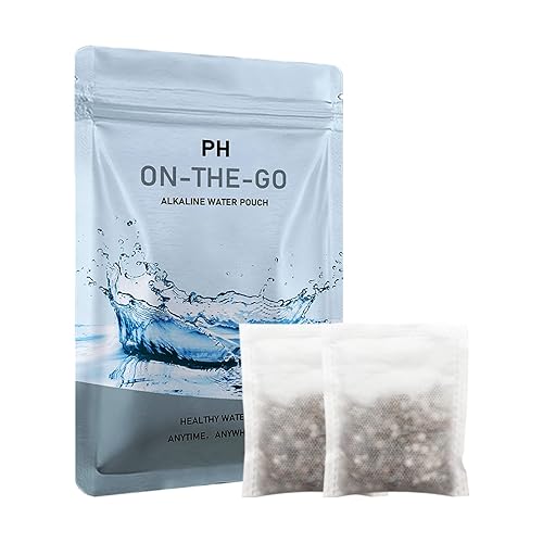 Miniatura 8 de Bolsa de filtro de agua alcalina portátil para tu botella, taza, sistema de filtro de agua alcalino para limpiar y alcalinizar agua de alto pH para