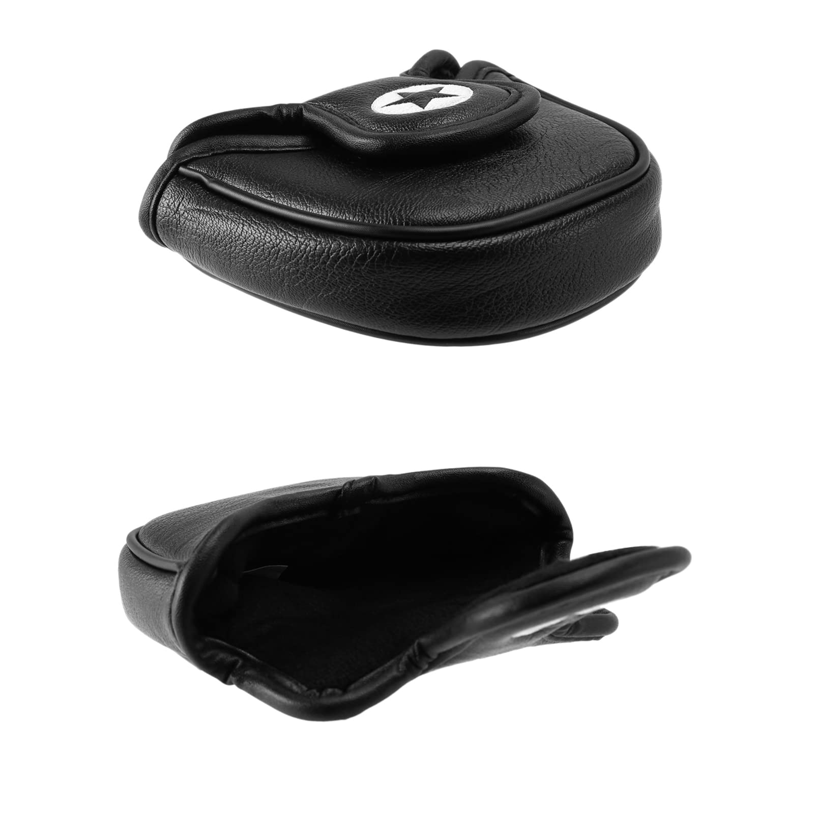 Golfschlägerkopf-Haube Mit Hai-Stickerei – Magnetisch, Wasserdicht & Stylisch