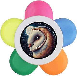 Azeeda 'Barn Owl By Moonlight' Flower Shape H...