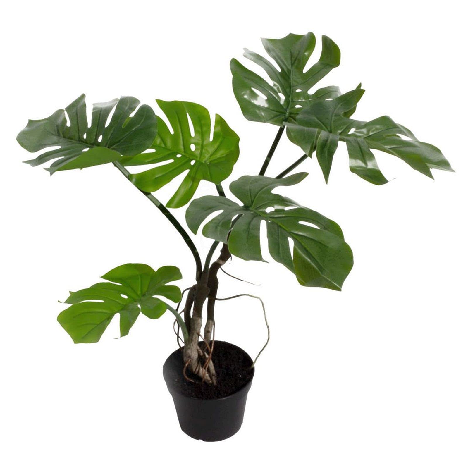 Leaf 60Cm Realistic Artificial Monstera Cheese Plant Green Extra Large
