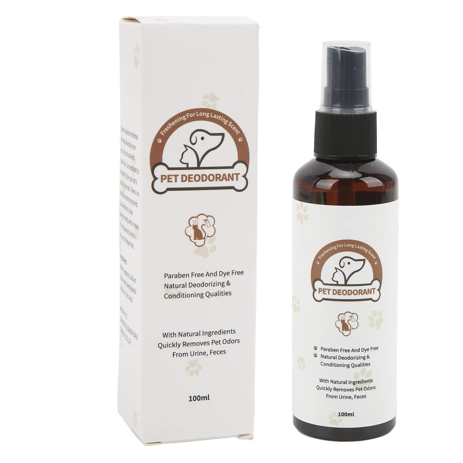 Gavigain 16oz Pet Deodorizer Spray, Non, pH Balanced, Safe for Pets, Odor Eliminator, Alcohol, for Dogs and Cats