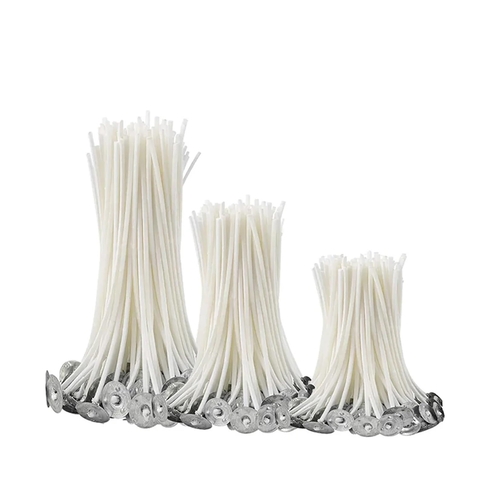 Kerzendocht 100 Stück Dochte Und Halter Original Rauchfreie Kerze Sojawachskern Gewebte Baumwolle Kerosinlampenlinie Holzzubehör(15cm)