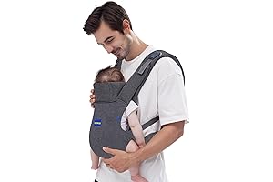 Comfy Newborn Baby Carrier with Secure Head Support
