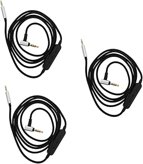 UKCOCO 3 Pçs Cabo De Fone De Ouvido Remoto Cabo De Extensão Em Linha Cabo De Áudio E Fones De Ouvido Sem Oxigênio Cabo De Fone De Ouvido Em Linha Cabo De Extensão Em Linha Fio De