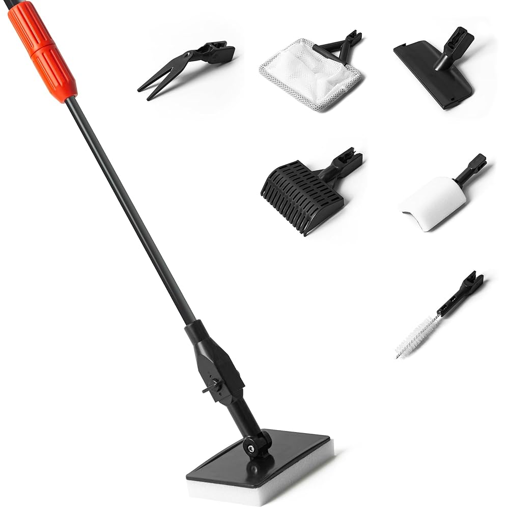 Prasacco Algae Scraper For Glass Aquariums, 21" Handheld Aquarium