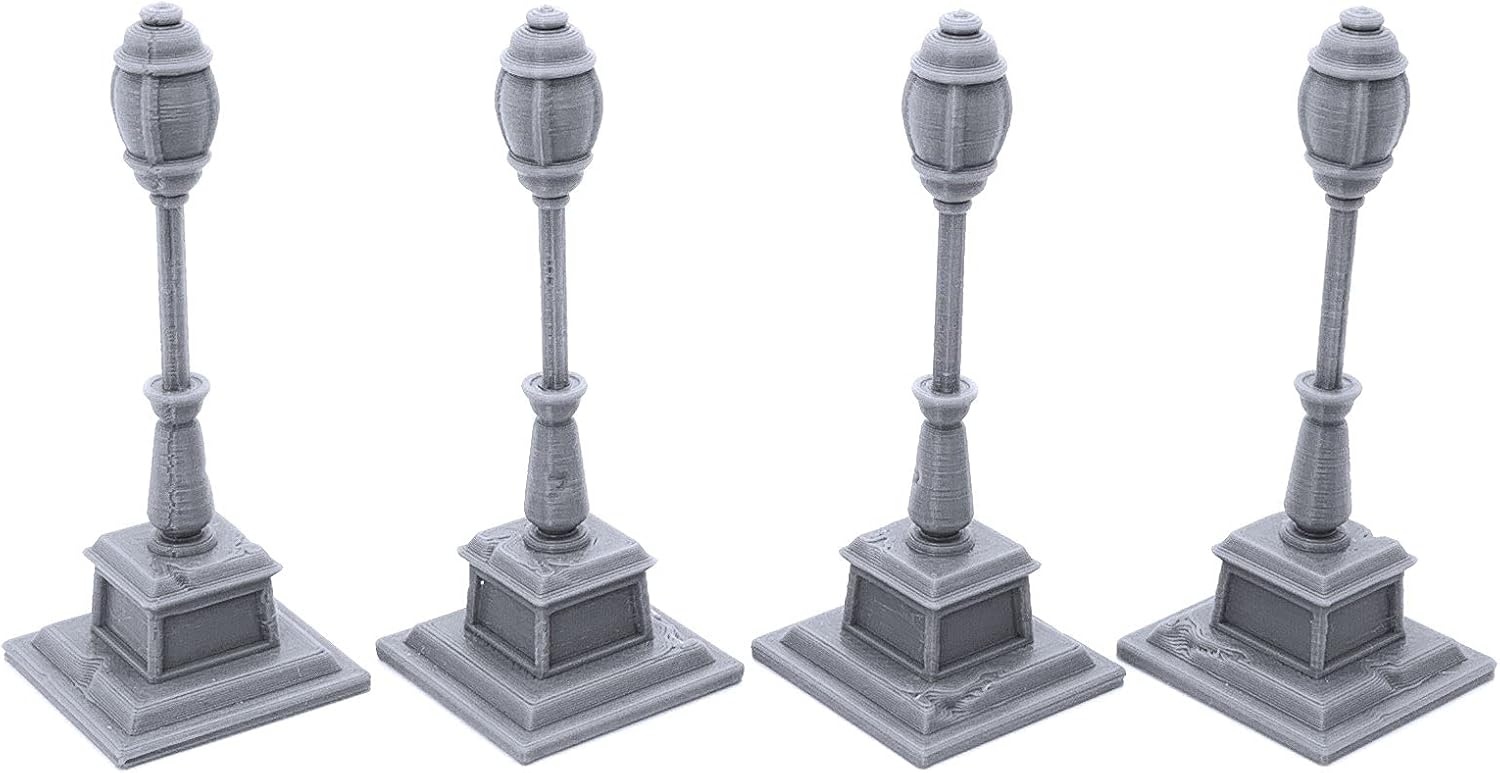 EnderToys Metro City Set, 3D Printed Tabletop RPG Scenery and Wargame Terrain for 40mm Miniatures
