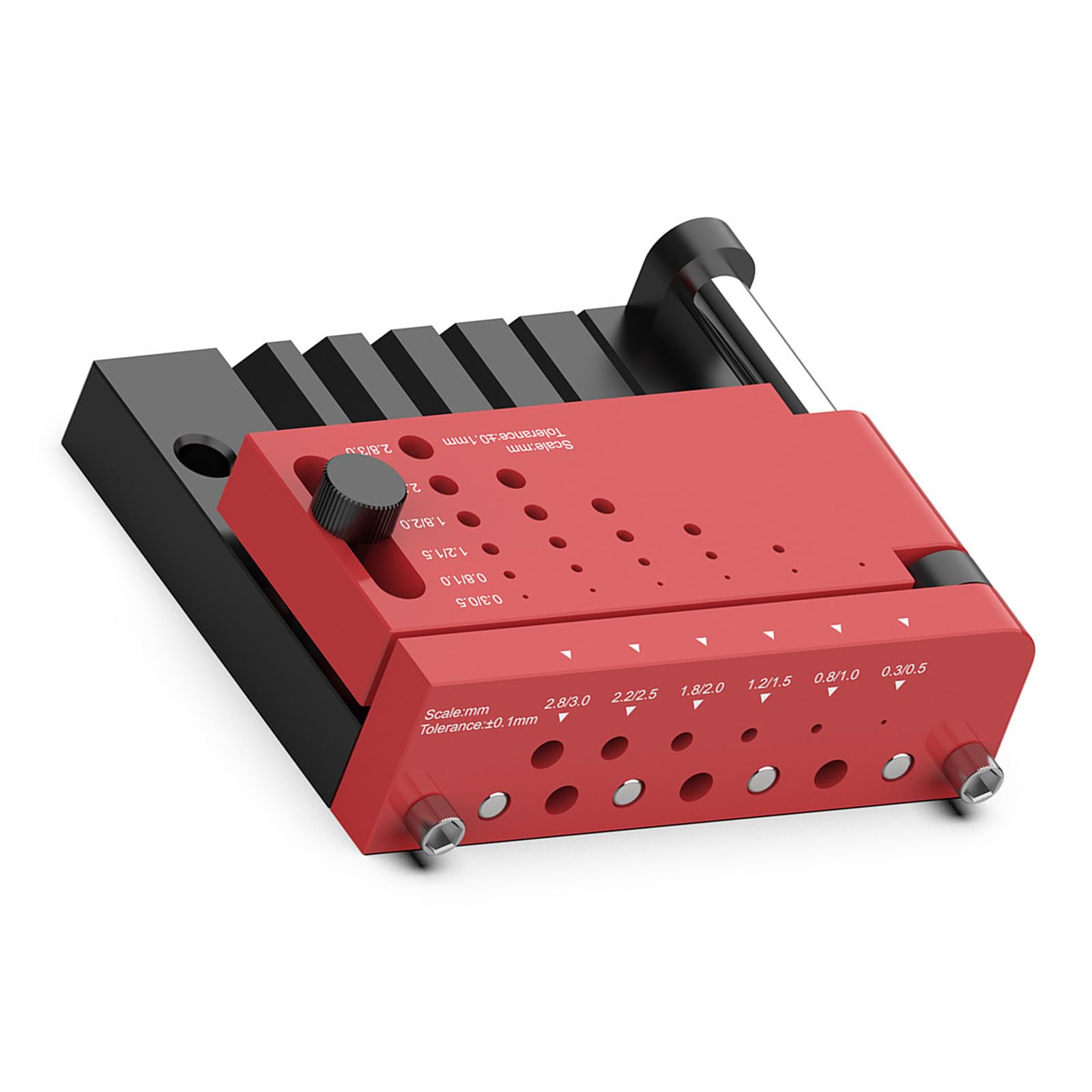 Tsophreniq Metal Drilling Alignment Guide For Woodworking & Metal Fabrication Projects Compact Hole Centering Tool
