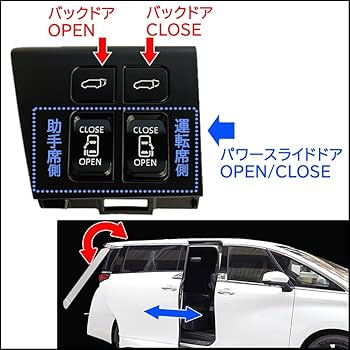 運転席ドア スイッチ増設キット 40系アルファード/ヴェルファイア onesmilestore_b0dmzv5p5v