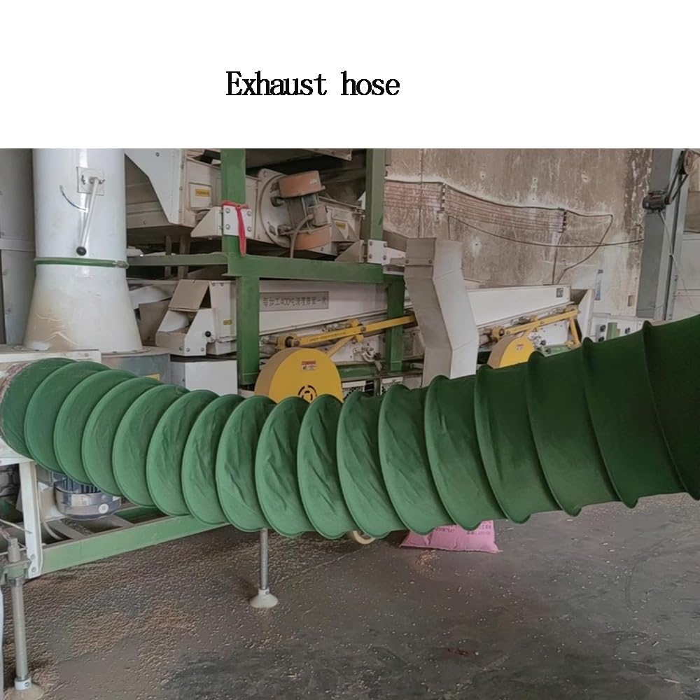 Tubo Di Ventilazione Flessibile Condotto Di Ventilazione Alta Temperatura 155 205 255 305 355mm Condotti Di Scarico Aria In Tela(L 8m(26ft),Dia 355mm(14"))