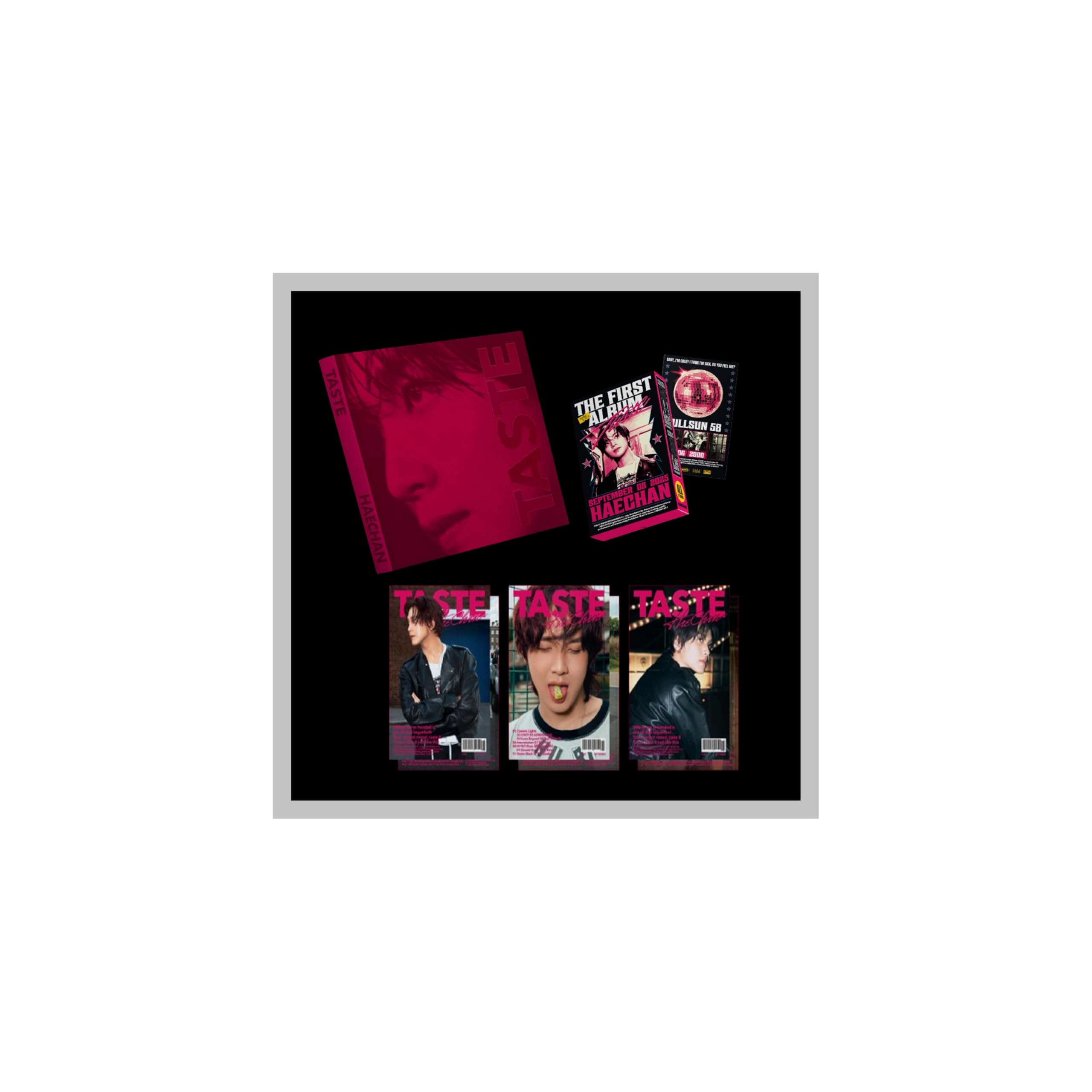 N'CT Haechan TASTE 1st Album with Tracking Sealed (Full Set(Tin
