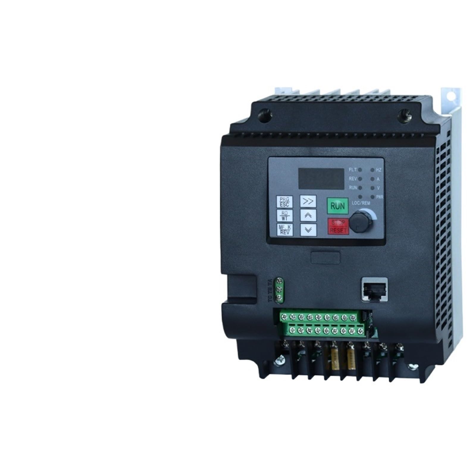 QEFHSVVZE Frequency Converter VFD Inverter 4KW Single Phase 220v Input to 220V/380V Three-Phase Output Motor Speed Controller(5HP 4kw,Three phase 220V)