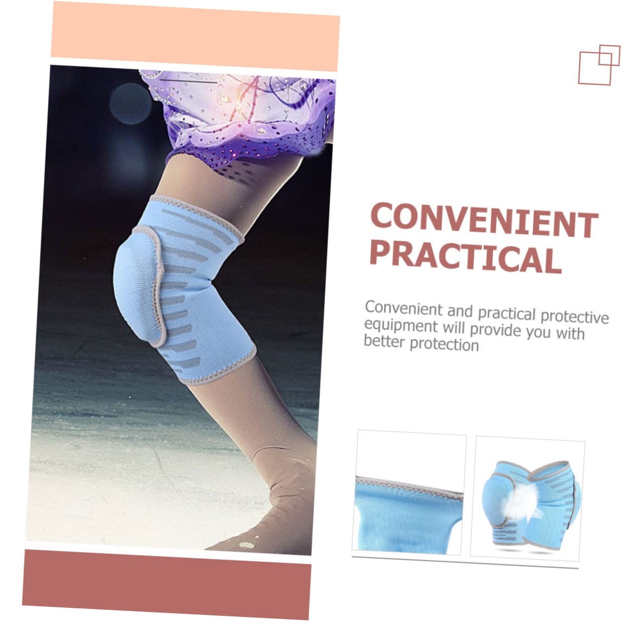 BEBEMOKO Running Knee Pad Children's Knee Guard Kids Accessory Wear-resistant Comfortable Ergonomic Design