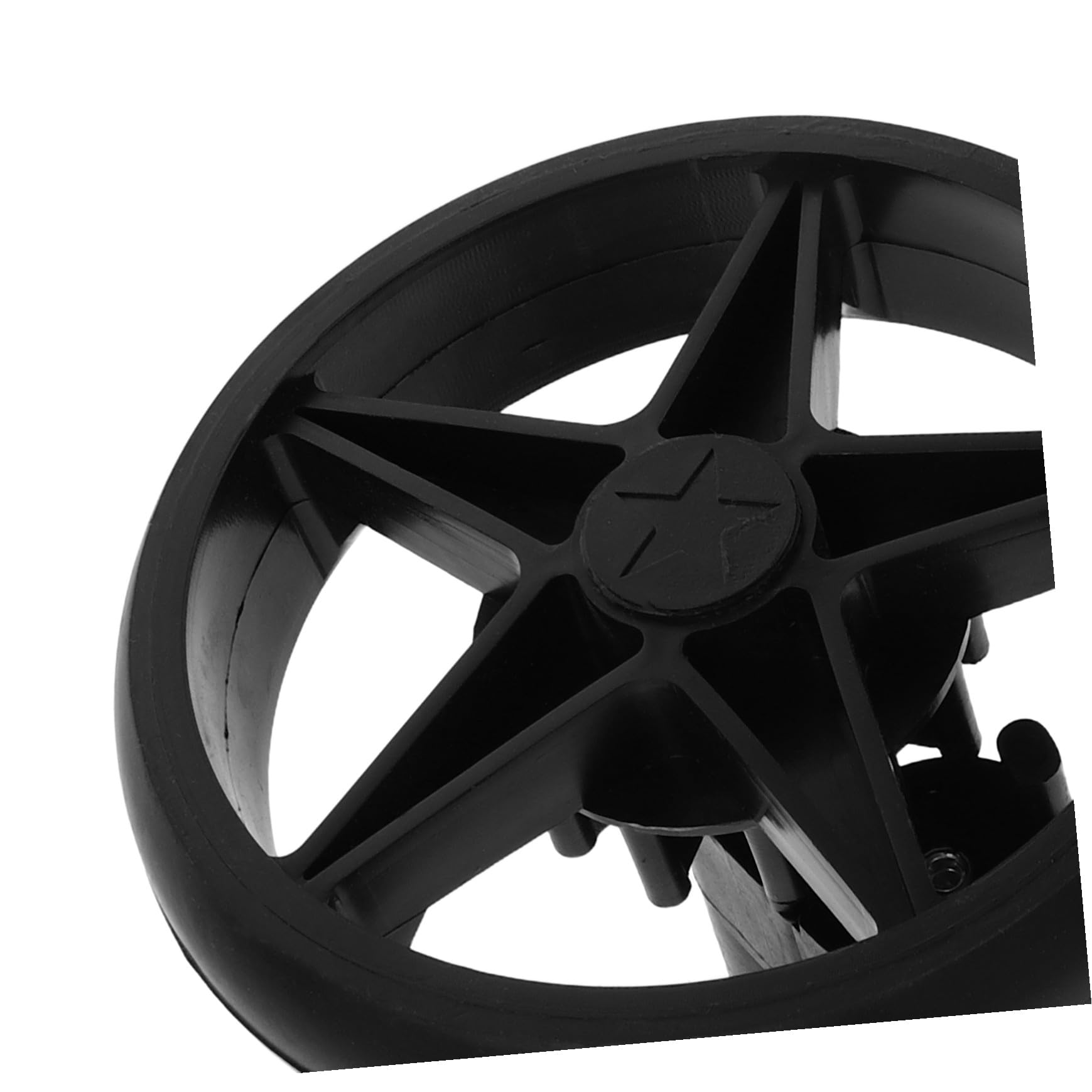 SUPVOX 2pièces Roulettes de Rechange Pivotantes Silencieuses pour Poussette avec Frein Accessoires pour Trotteurs et Poussettes sans Outil Nécessaire