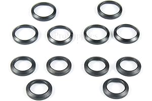 TACFUN Pack of 12 Steel Crush Washers for 1/2" x28 and 5/8" x24 Thread