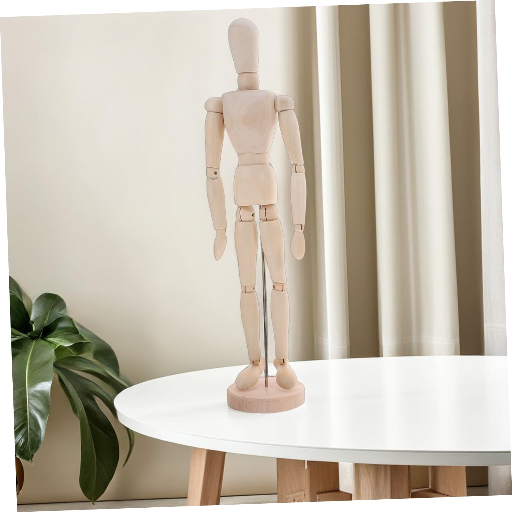 SEWACC 5 Pièces Mannequins Articulés avec Support Modèles pour Dessin Artistique Étude de Figure Décoration Bureau Petit à Très Grand