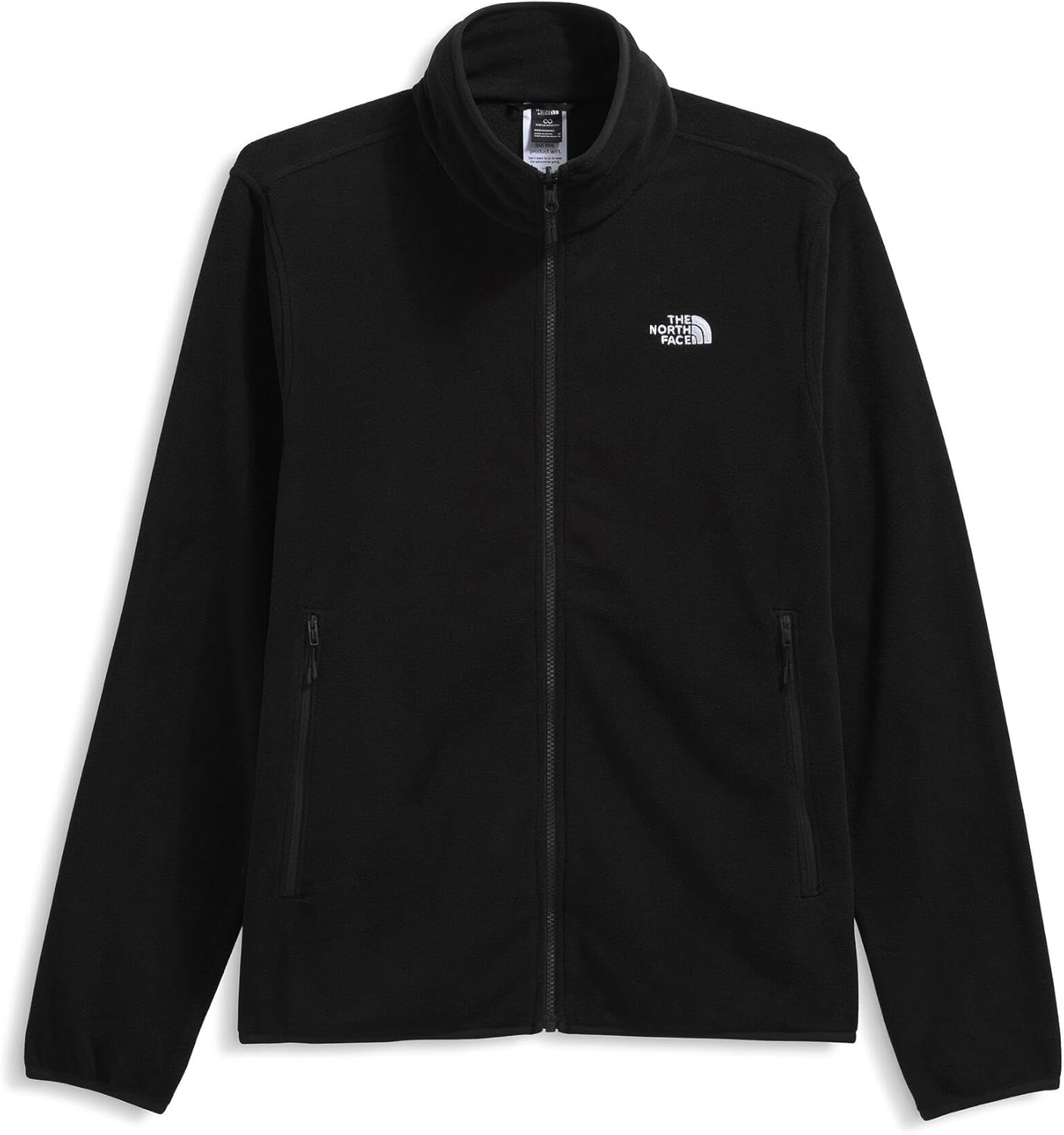 THE NORTH FACE Men's Glacier Fleece Jacket | Zippered Hand Pockets & Stretch Binding on the Collar, Cuffs & Hem