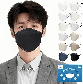 [Hellozebra]【立体マスク 個包装 4サイズ】マスク 子供/17.0cm 大きめ/22.5cm やや大きめ/21.0cm 小さめ/19.4cm 不織布 立体マスク 耳が痛くならない おしゃれ 大きいサイズ 柔らかい 不織布マスク カラーマスク 使い捨てマスク 花粉対策 3Dマスク 通気性 息がしやすい 柔らかゴム紐採用 男女兼用