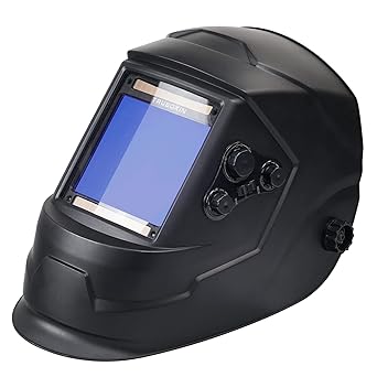 Amazon 自動遮光液晶溶接面 自動感光式溶接マスク 自動フィルター 調整可能なシャドー範囲4 5 9 9 13 ワイドビュータイプ ソーラー充電式溶接マスク 溶接ヘルメット 溶接面 産業 研究開発用品 通販