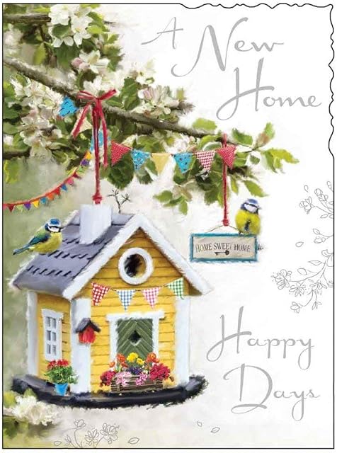 Bird House A New Home Card