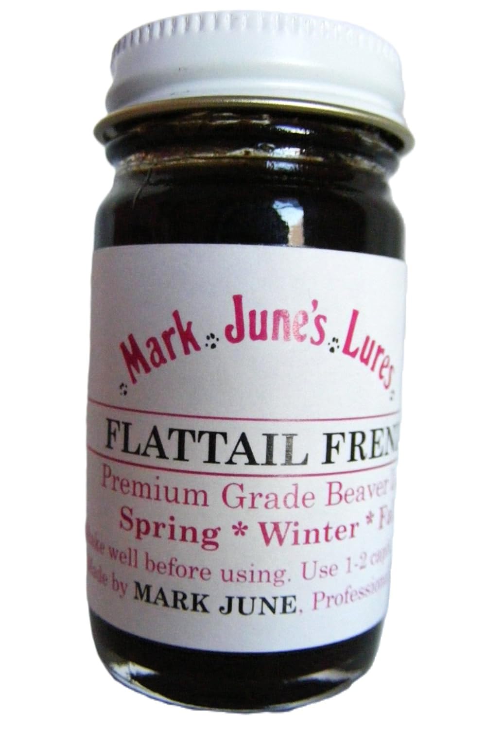 Generic Flattail Frenzy Beaver Lure - Mark June's Lures 1 Ounce Bottle Trapping Supplies