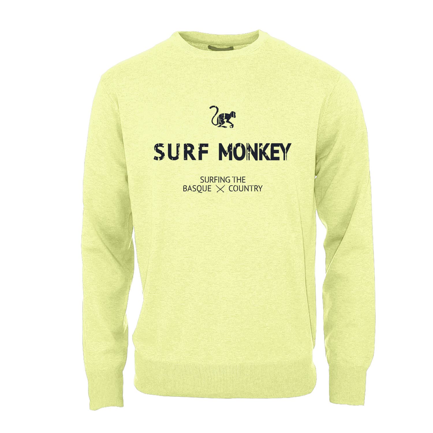 Sudadera clásica de Cuello Redondo para Hombre/Mujer - Sudadera Algodón Orgánico Surf Monkey