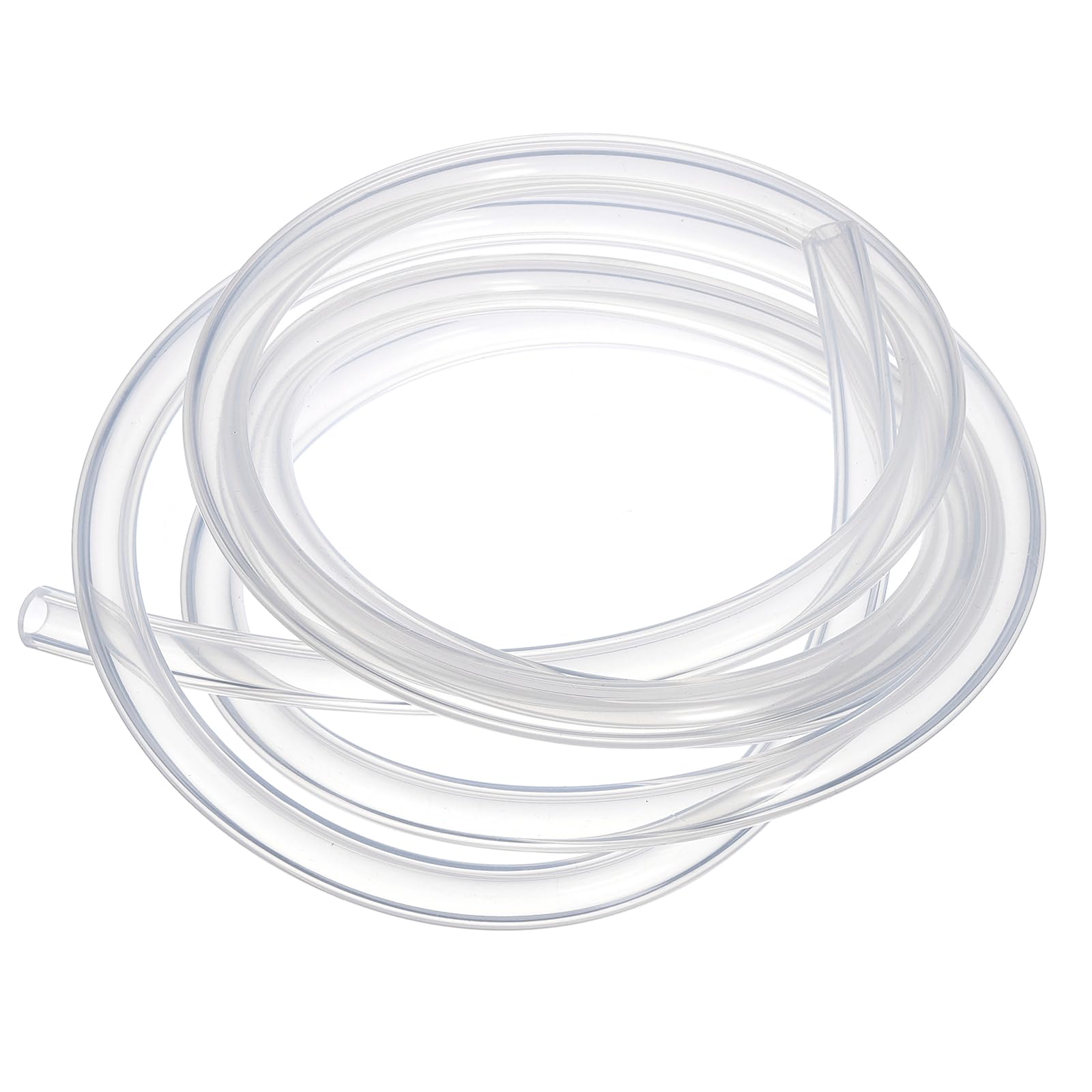 QUARKZMAN Silikonschlauch 7mm ID x 12mm OD (2 Meter) - Gummischlauch Bierschlauch flexibel, lebensmitteltauglich & transparent für Trinkwasser, Haushalt und Industrie