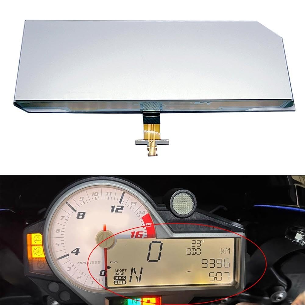 Pantalla LCD para salpicadero BMW S1000RR 2015-2018, color negro