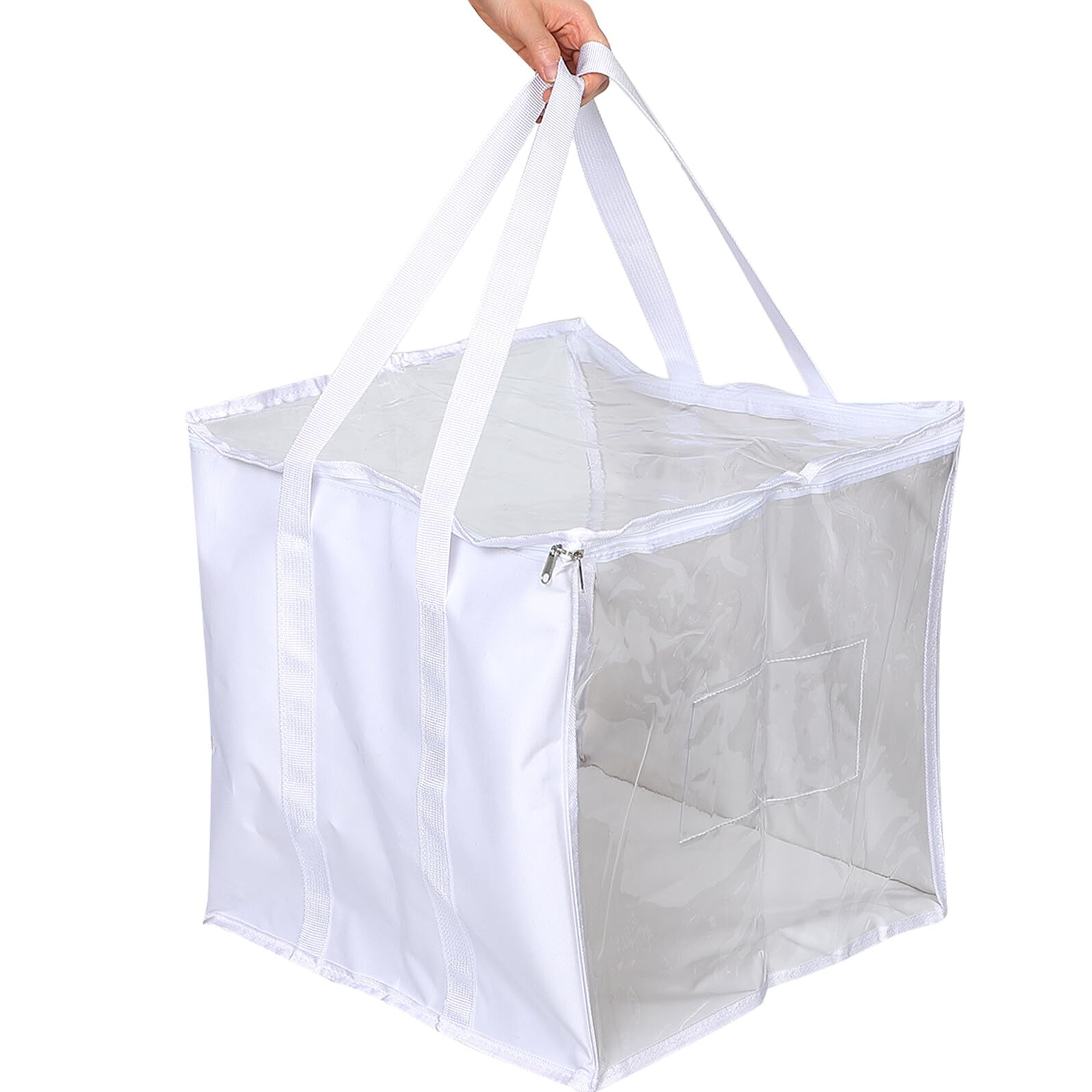 UPKOCH 2pezzi Contenitore Con Coperchio in Pvc Extra Grande Organizer Per Giochi Da Tavolo e Giocattoli Facile Accesso Con Cerniera Per Stanza Ragazzo Ragazza e Soggiorno