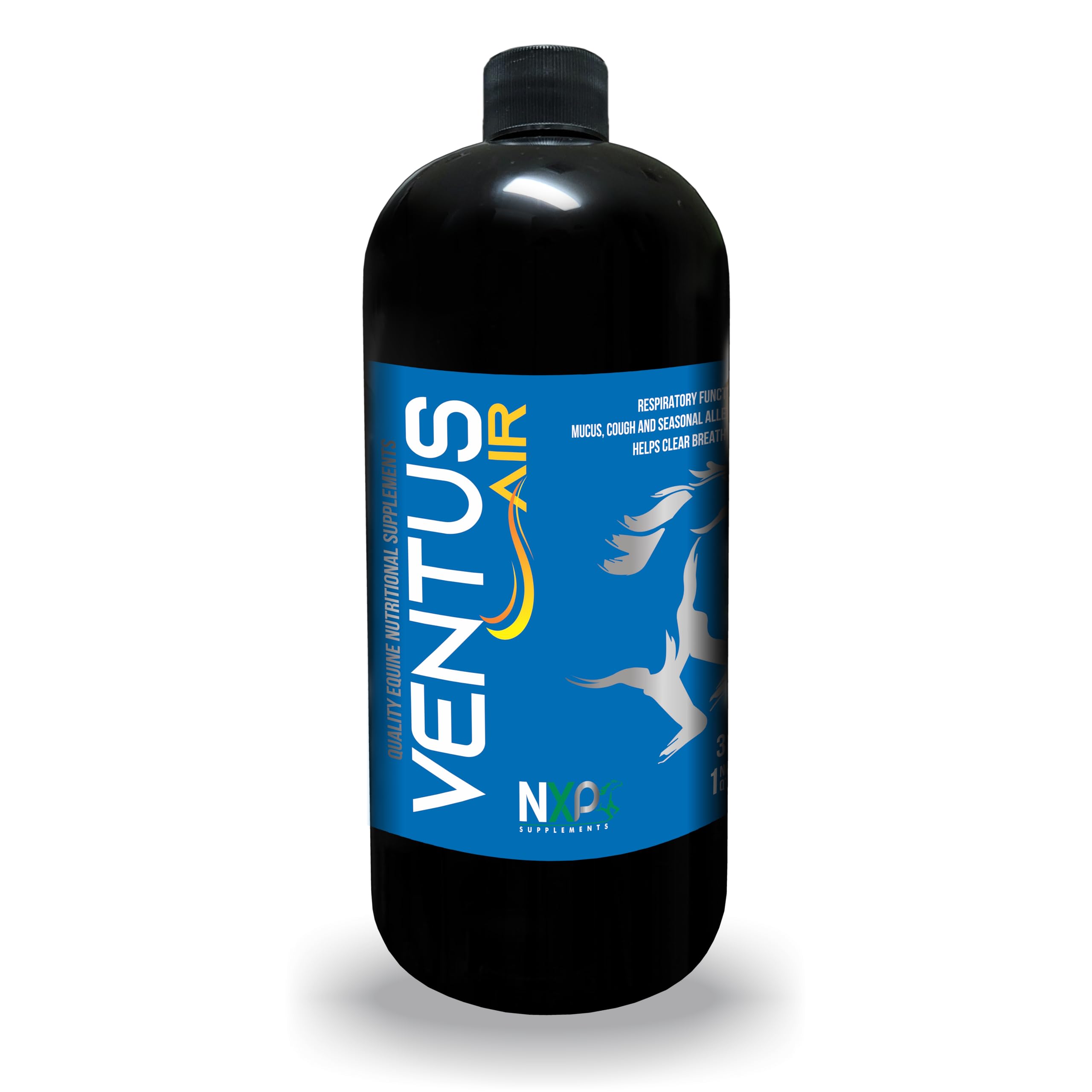 Ventus Air - Breathing Support Mucus Cough Allergies Supplement for Horses by NXP Supplements - 1 Quart (32 oz)