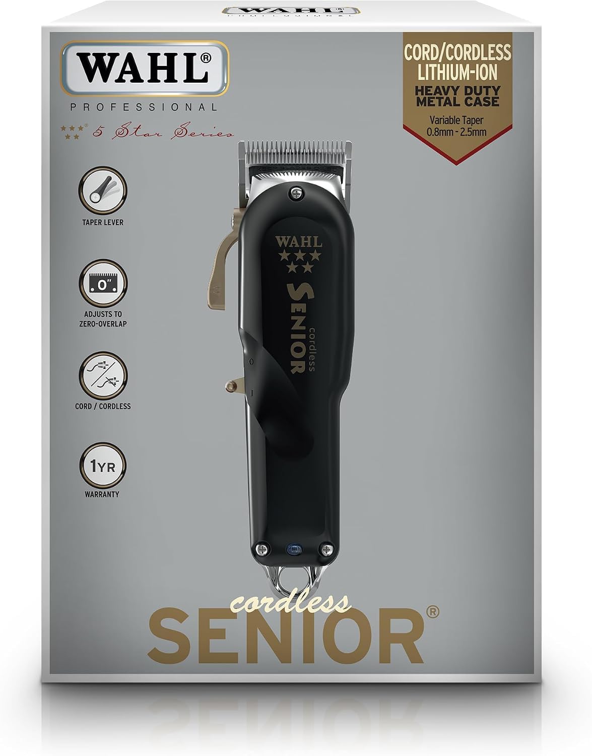 Wahl Cordless Senior Lithium-Ion - cortapelos sin cable