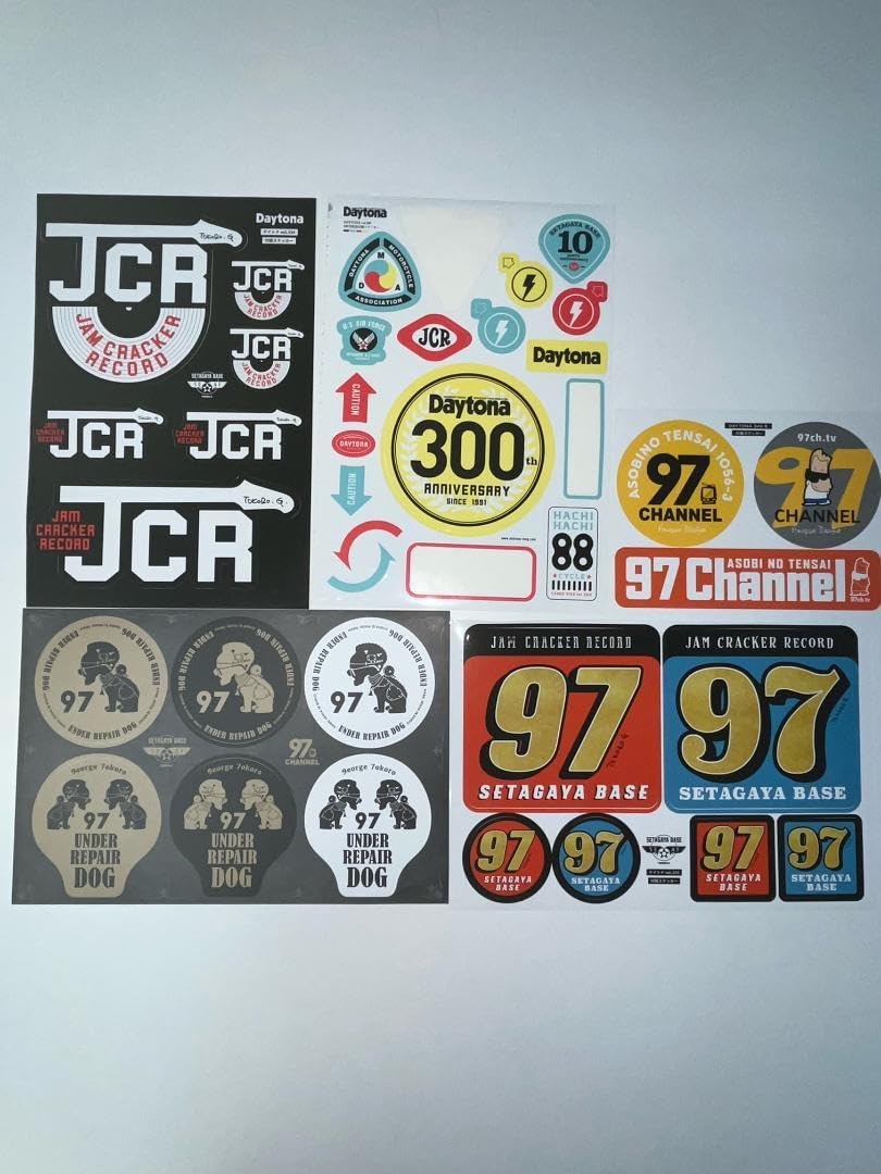 Setagaya Base Daytona Stickers, 5 Sheets
