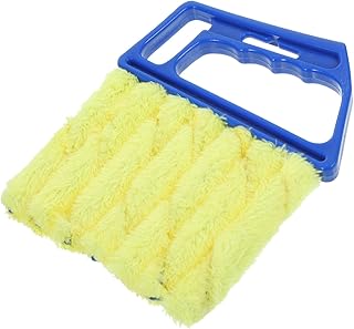 minkissy 2pcs Blind Cleaning Brush Handheld Pulley Brush Dusters for Cleaning Brush Cleaner Air Duct Cleaning Tools Mini Brush Blind Cleaner Duster Tool Wall Cleaner Window Crevice Brush