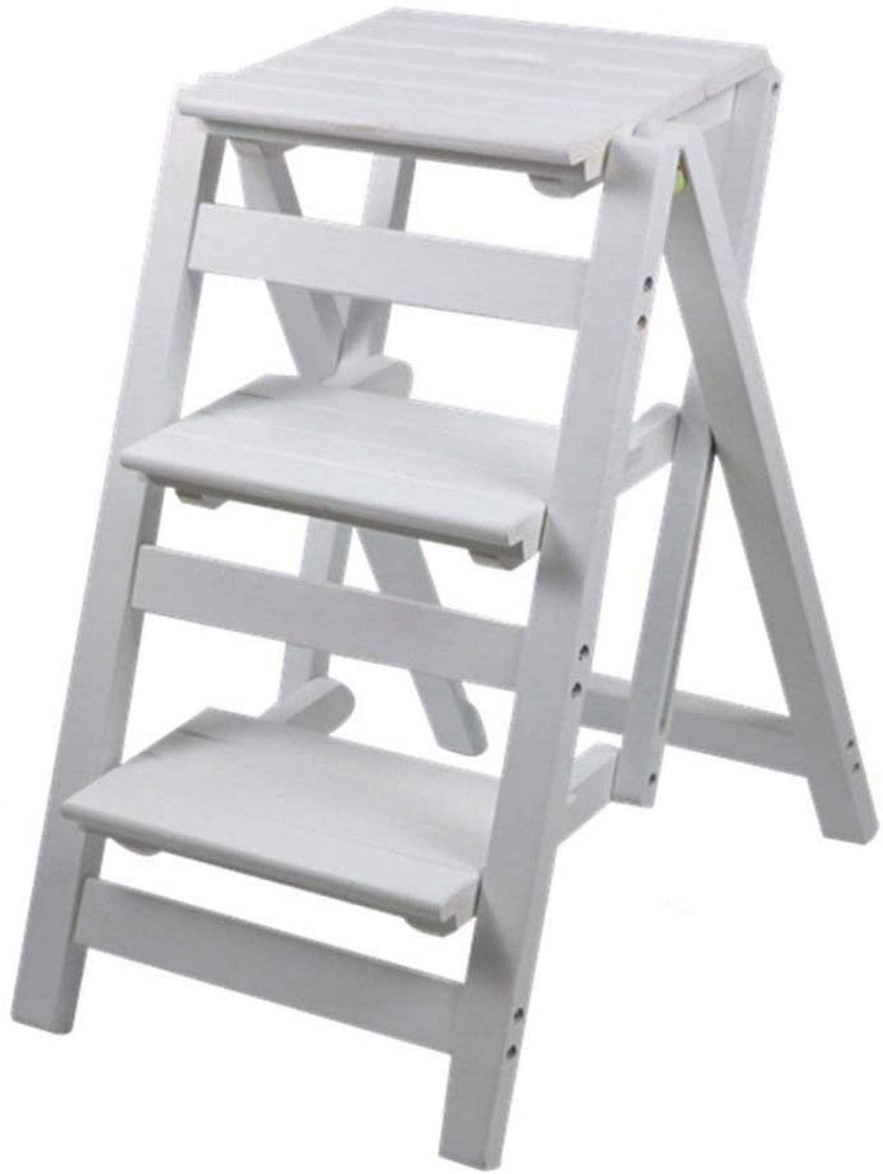 Tabouret échelle en bois massif AD : créez un cocon chaleureux et bien organisé