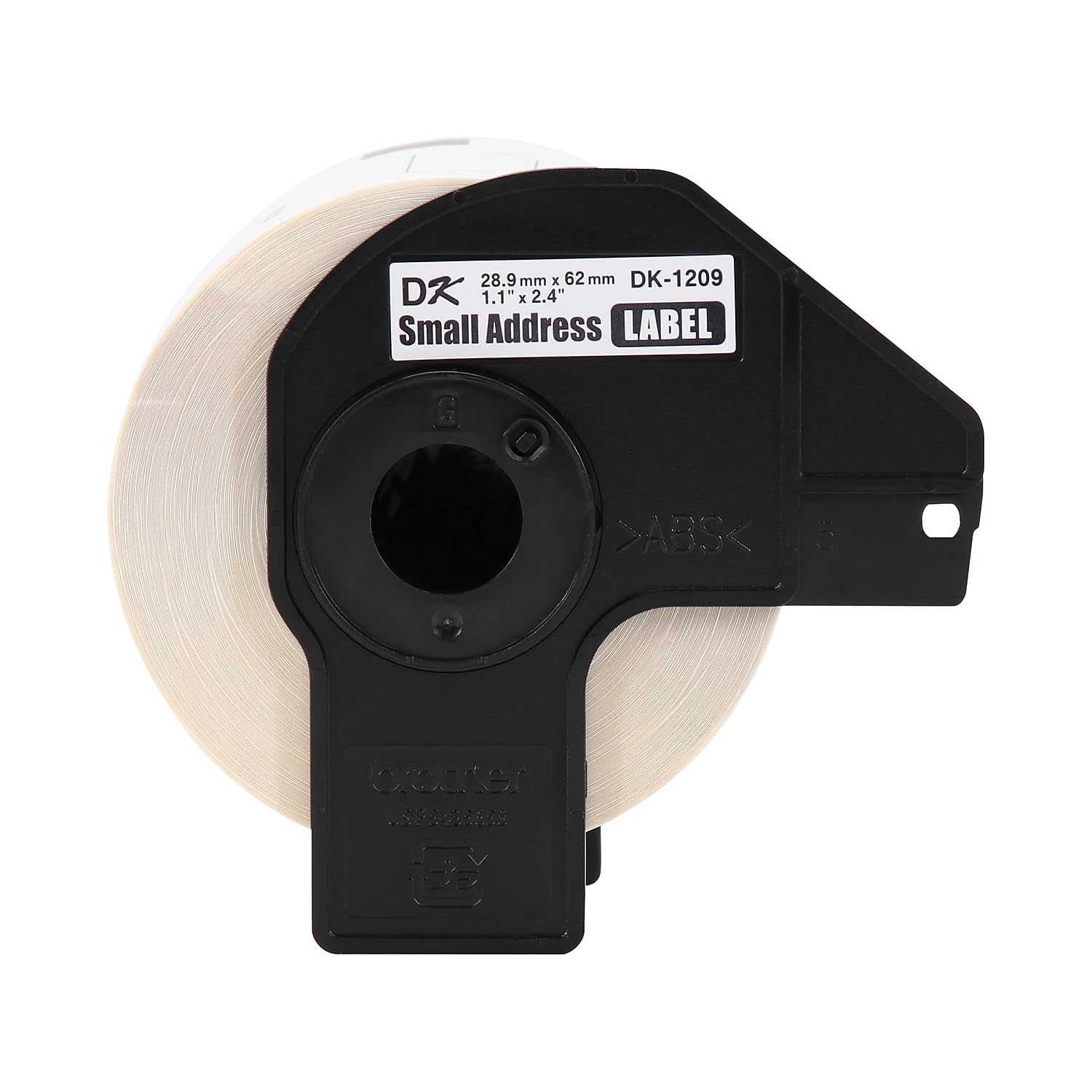 Brother DK-1209 Petit rouleau d'étiquettes d'adresse en papier découpé, conçu pour l'excellence, 800 étiquettes par rouleau, blanc